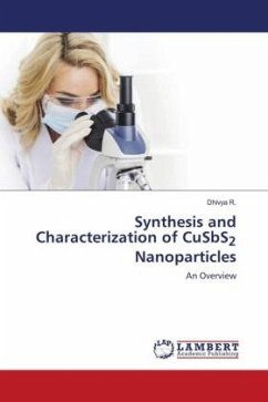 Synthesis and Characterization of CuSbS2 Nanoparticles - R., Dhivya