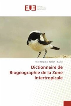 Cover Dictionnaire de Biogéographie de la Zone Intertropicale