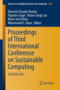 Proceedings of Third International Conference on Sustainable Computing (eBook, PDF)