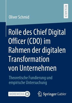 Cover Rolle des Chief Digital Officer (CDO) im Rahmen der digitalen Transformation von Unternehmen (eBook, PDF)