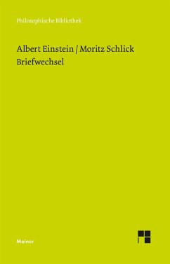 Briefwechsel - Schlick, Moritz;Einstein, Albert