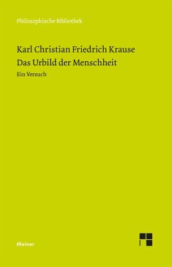 Das Urbild der Menschheit - Krause, Karl Christian Friedrich