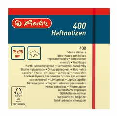 Cover Herlitz Haftnotizblock 75x75mm 400 Blatt gelb