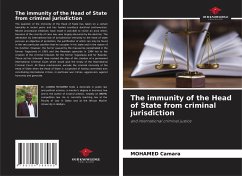 The immunity of the Head of State from criminal jurisdiction - Camara, Mohamed