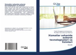 Xizmatlar sohasida axborot texnologiyalari va tizimlari