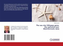 The sea star IGKappa gene, the ophuirid one: Bioinformatic data