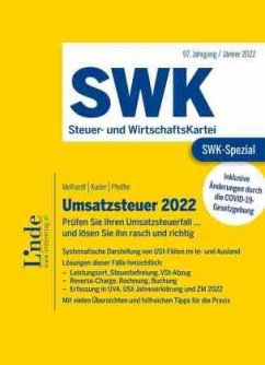 SWK-Spezial Umsatzsteuer 2022 - Melhardt, Stefan;Kuder, Bernhard;Pfeiffer, Sebastian