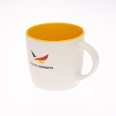 GERMAN AIRWAYS Kaffeetasse mit GAW-Druck, weiß GERMAN AIRWAYS Kaffeetasse mit GAW-Druck, weiß