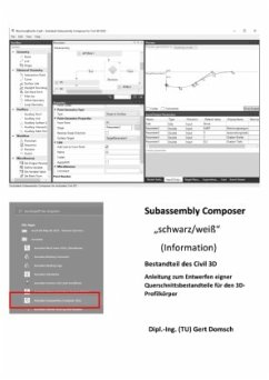 Subassembly Composer, Bestandteil des Civil 3D Deutschland (schwarz/weiß, zur Information) - Domsch, Gert