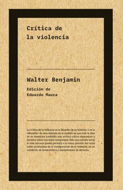 Cover Crítica de la violencia (NE) (eBook, ePUB)