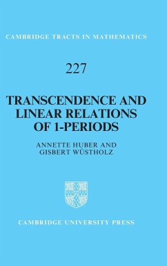 Transcendence and Linear Relations of 1-Periods - Huber, Annette (Albert-Ludwigs-Universitat Freiburg, Germany); Wustholz, Gisbert (Eidgenoessische Technische Hochschule Zurich)