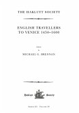 English Travellers to Venice 1450 -1600 (eBook, PDF)