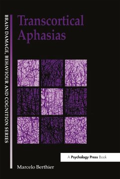 Cover Transcortical Aphasias (eBook, ePUB)
