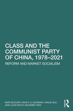 Cover Class and the Communist Party of China, 1978-2021 (eBook, PDF)