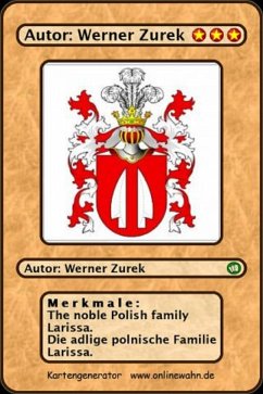Cover The noble Polish family Larissa. Die adlige polnische Familie Larissa. (eBook, ePUB)