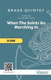 When The Saints Go Marching In - brass quintet (score) (eBook, ePUB)