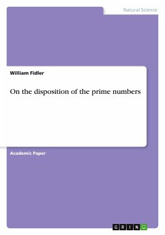 On the disposition of the prime numbers - Fidler, William