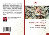 Le budget participatif de Lausanne: une révolution démocratique ?