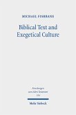 Biblical Text and Exegetical Culture (eBook, PDF)