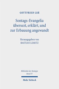Cover Sontags-Evangelia übersezt, erklärt, und zur Erbauung angewandt (eBook, PDF)