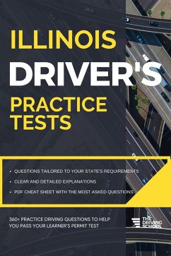 Illinois Driver's Practice Tests (DMV Practice Tests, #4) (eBook, ePUB) - Benson, Ged