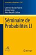 Séminaire de Probabilités LI - Bild 1