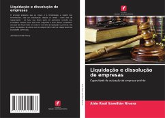 Liquidação e dissolução de empresas - Samillán Rivera, Aldo Raúl