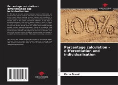 Percentage calculation - differentiation and individualisation - Grund, Karin
