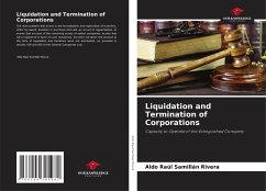 Liquidation and Termination of Corporations - Samillán Rivera, Aldo Raúl
