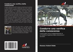 Condurre una verifica della conoscenza - Dube, Oseaus Xolani