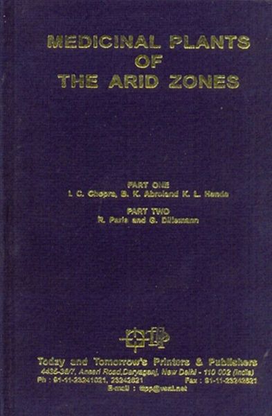 Medicinal Plants of the Arid Zones (eBook, ePUB)