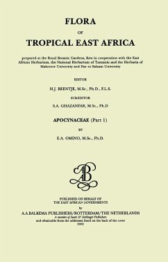 Cover Flora of Tropical East Africa - Apocynaceae (2002) (eBook, PDF)