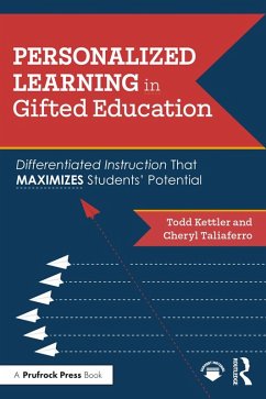 Personalized Learning in Gifted Education (eBook, ePUB) - Kettler, Todd; Taliaferro, Cheryl