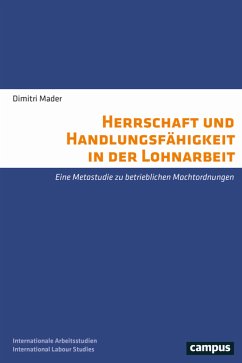 Herrschaft und Handlungsfähigkeit in der Lohnarbeit (eBook, PDF) - Mader, Dimitri