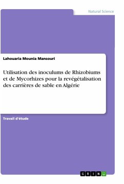Utilisation des inoculums de Rhizobiums et de Mycorhizes pour la revégétalisation des carrières de sable en Algérie - Mansouri, Lahouaria Mounia