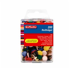 Cover Herlitz Reißnagel farbig 200 Stück