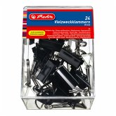 Herlitz Vielzweckklammer 32mm schwarz 24 Stück