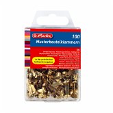 Herlitz Musterbeutelklammer Rundkopf messing 100 Stück Herlitz Musterbeutelklammer Rundkopf messing 100 Stück