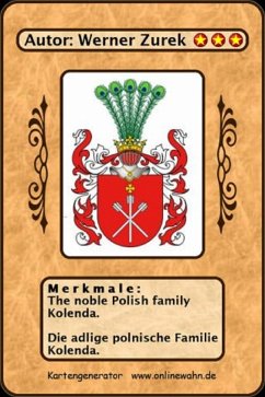 Cover The noble Polish family Kolenda. Die adlige polnische Familie Kolenda. (eBook, ePUB)
