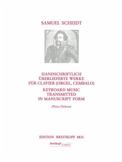 Cover Handschriftlich überlieferte Werke für Clavier (Orgel/Cembalo)