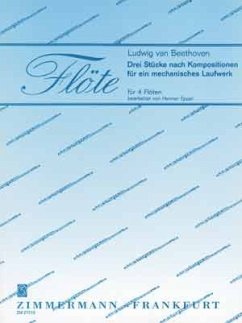 Cover 3 Stücke nach Kompositionen für ein mechanisches Laufwerk für 4 Flöten