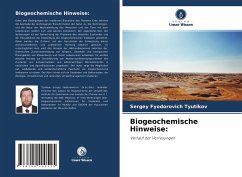 Biogeochemische Hinweise: - Tyutikov, Sergey Fyodorovich