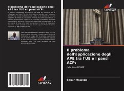 Il problema dell'applicazione degli APE tra l'UE e i paesi ACP: - Malanda, Samir