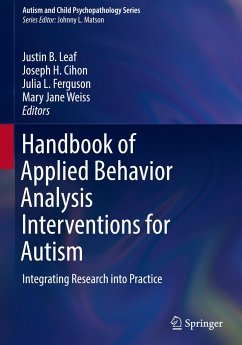 Handbook of Applied Behavior Analysis Interventions for Autism