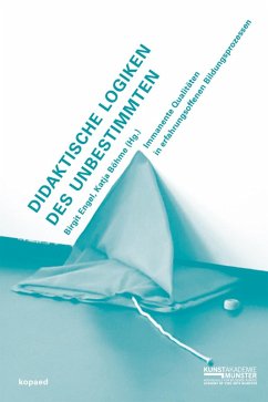 Cover Didaktische Logiken des Unbestimmten (eBook, PDF)