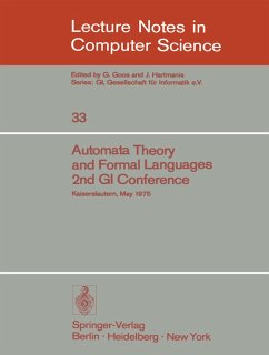 Automata Theory and Formal Languages (eBook, PDF)