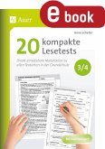 20 kompakte Lesetests für Klasse 3/4 (eBook, PDF)