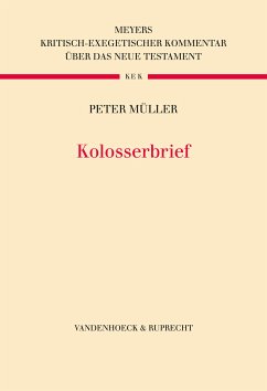 Kolosserbrief (eBook, PDF) - Müller, Peter