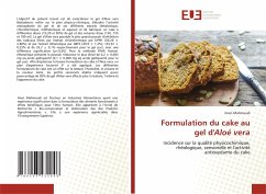 Cover Formulation du cake au gel d'Aloé vera
