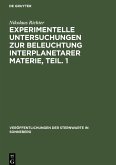 Experimentelle Untersuchungen zur Beleuchtung interplanetarer Materie, Teil. 1
